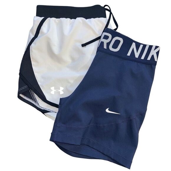 Nike pro under armor athletic shorts bundle medium - Picture 11 of 11